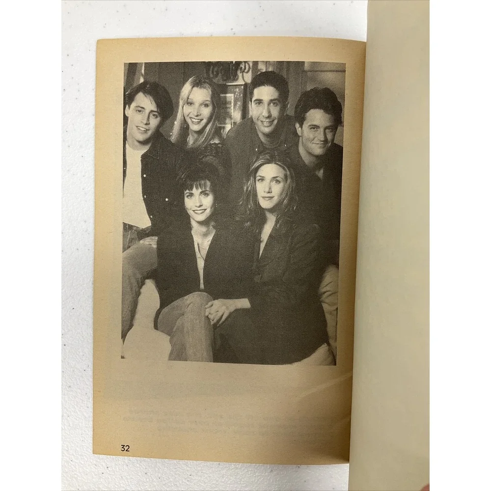 1996 friends Meet the Cast of Friends photo‎ biography RARE modern publishing